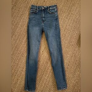 Zara Women's Skinny Jeans in Deep Blue